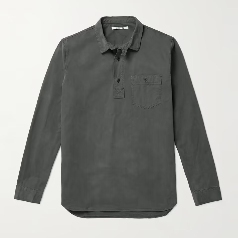 Granton Cotton-Drill Overshirt NWOT KESTIN brand